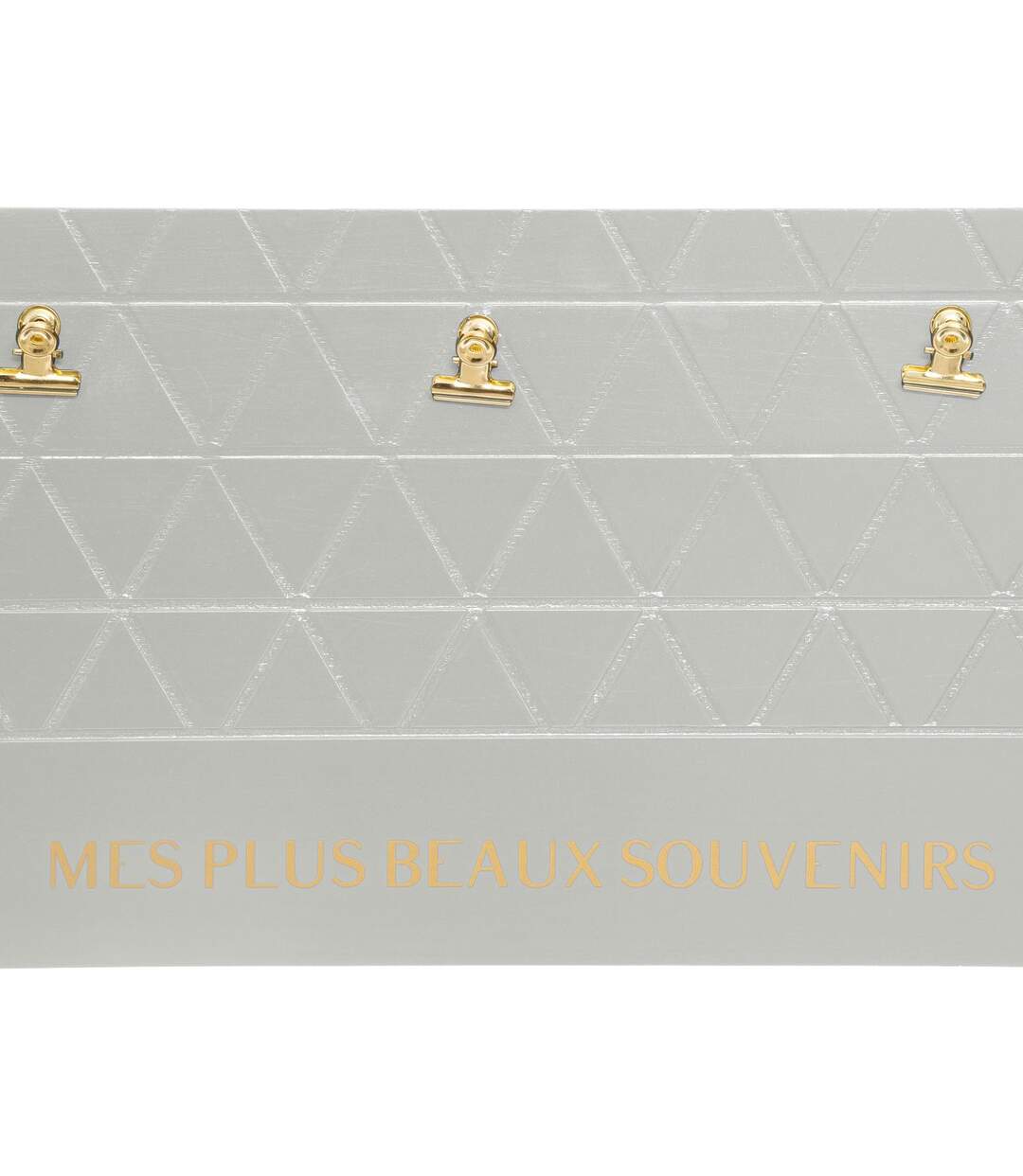 Porte photos design Archi - Blanc et doré