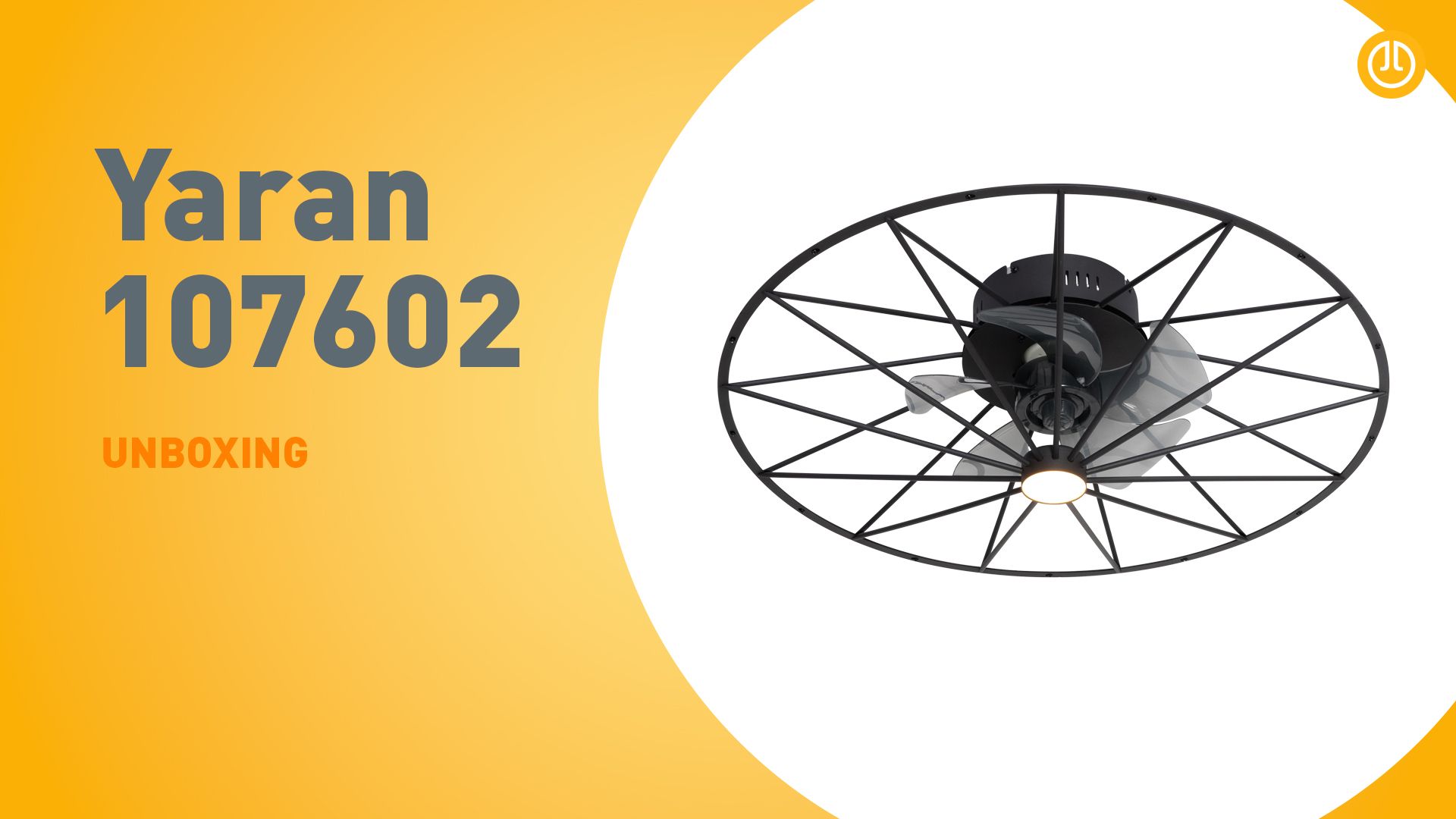Plafondventilator zwart 62cm incl. LED dimbaar met afstandsbediening - Yaran