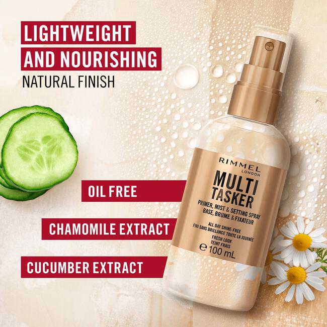 Rimmel London Multi-Tasker Primer, Mist & Setting Spray 100 ML