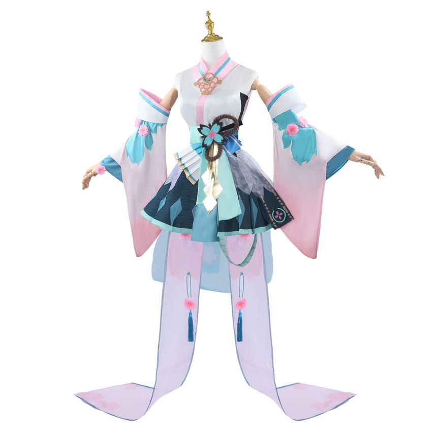 Custaplayu - Onmyoji Hatsune Miku Cosplay Kostuumset / Pruik