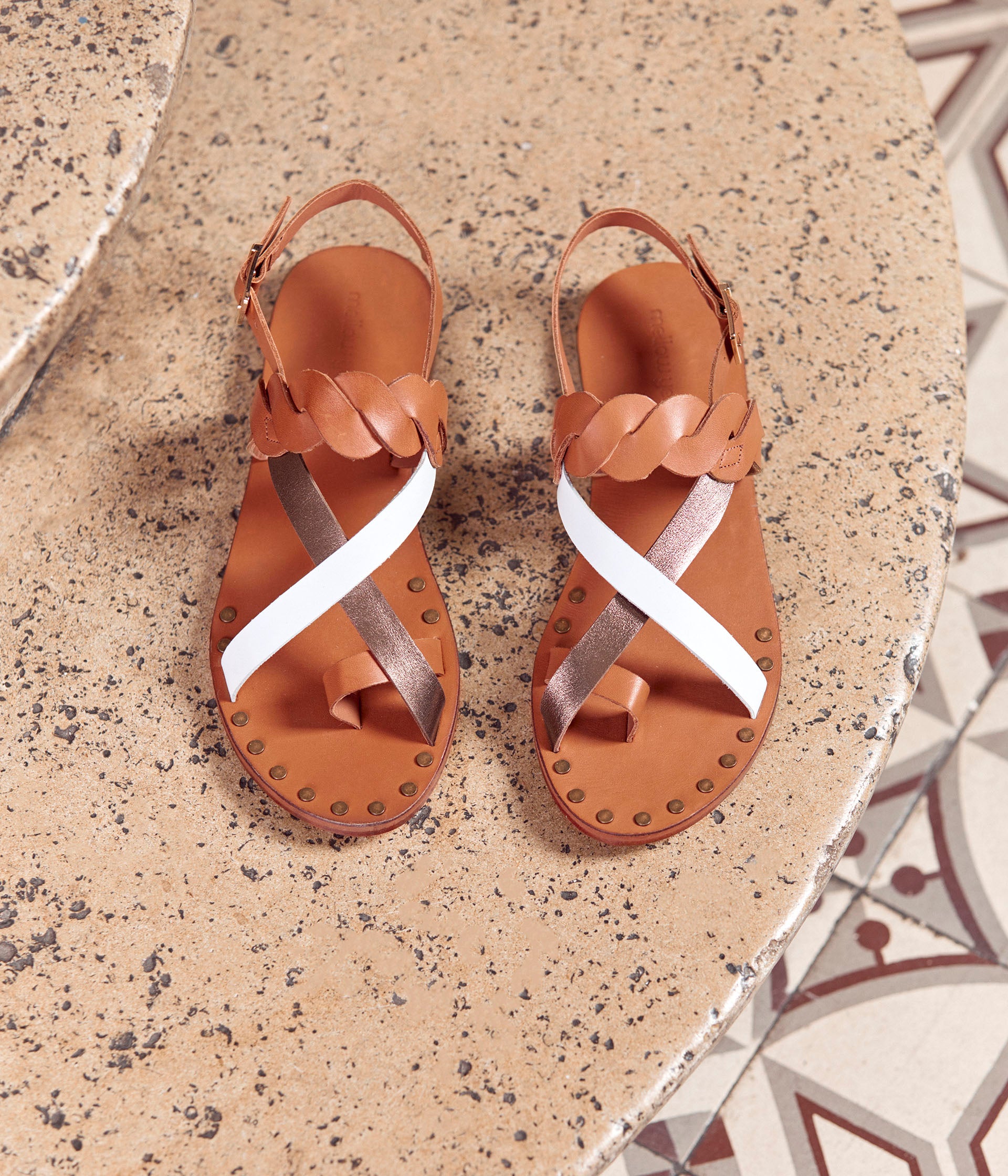 Sandales bicolores Eryn