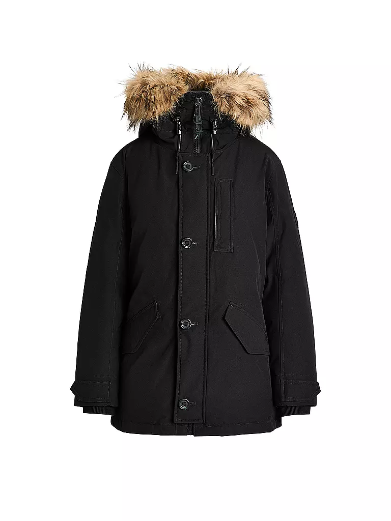 POLO RALPH LAUREN Herren Daunenparka TRIM DOWN schwarz