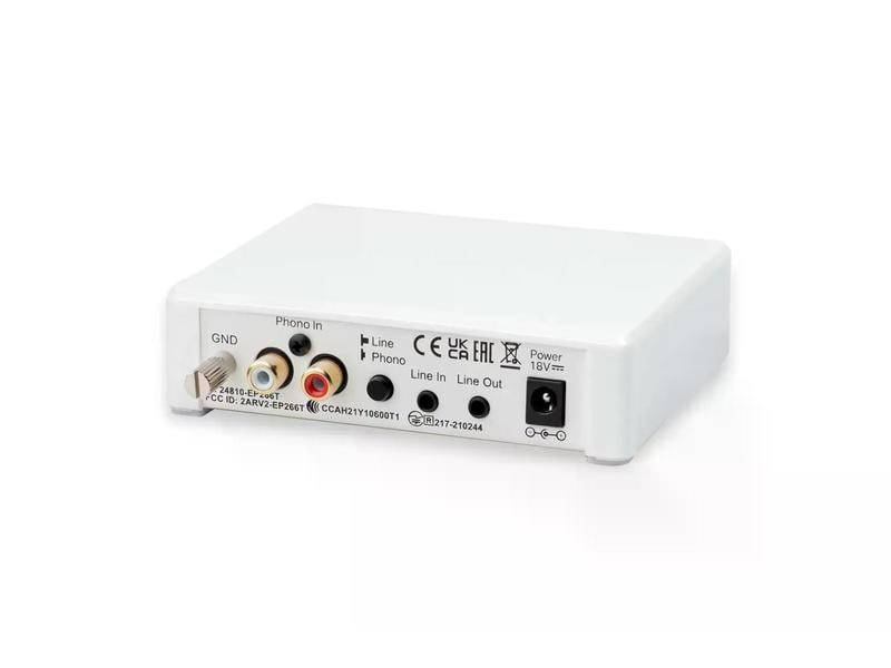 Pro-Ject Vorverstärker Phono Box E BT 5 Plattenspieler mit kabellosem 5.2-Bluetooth und aptX