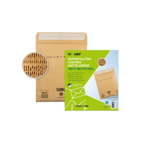 MAILmedia Papierpolster-Versandtasche SUMO, Typ I, braun (8711066) 10er