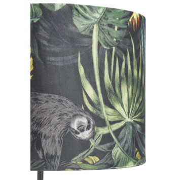 Lampenkap velours jungle Ø30x21cm