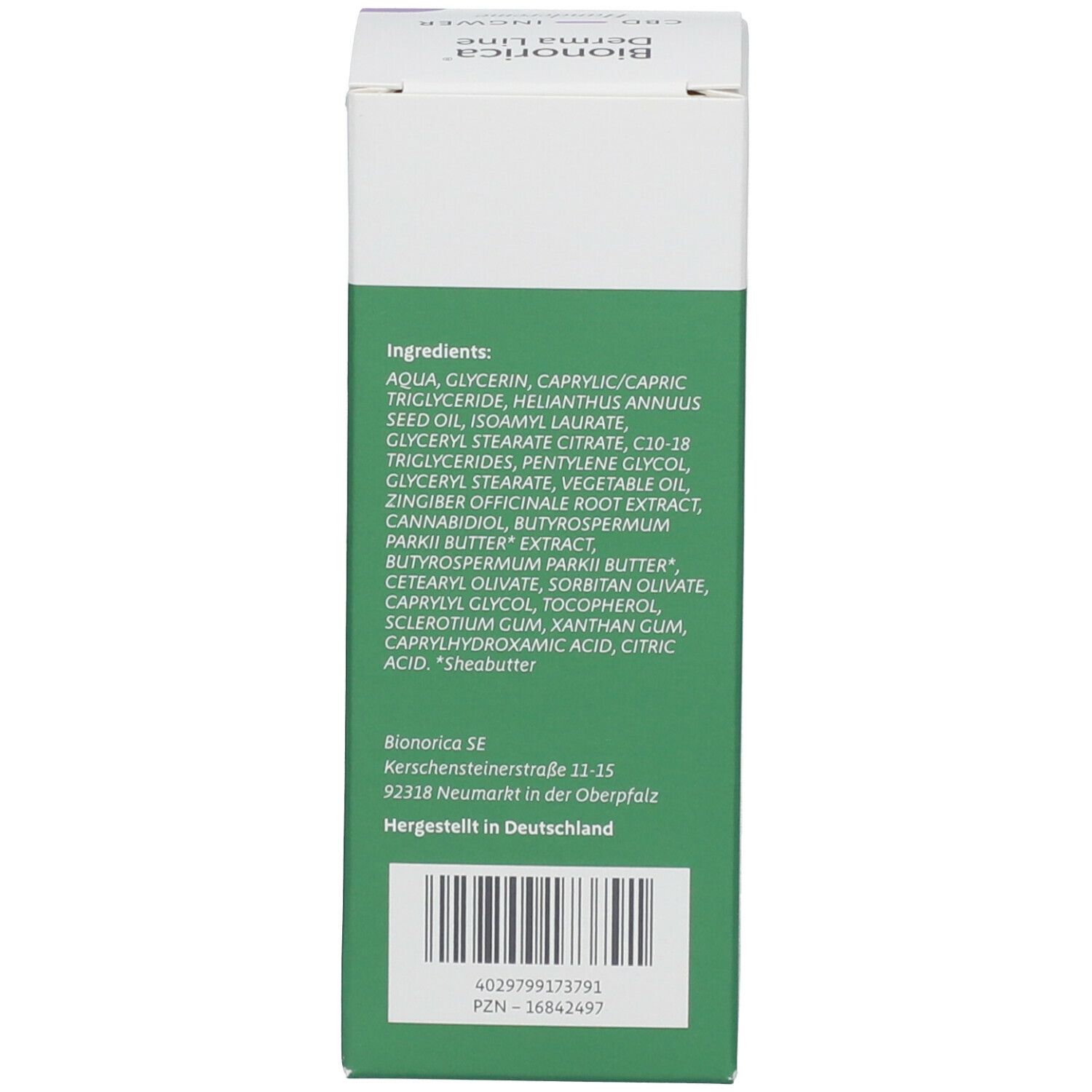 Bionorica® Derma Line CBD Ingwer Handcreme