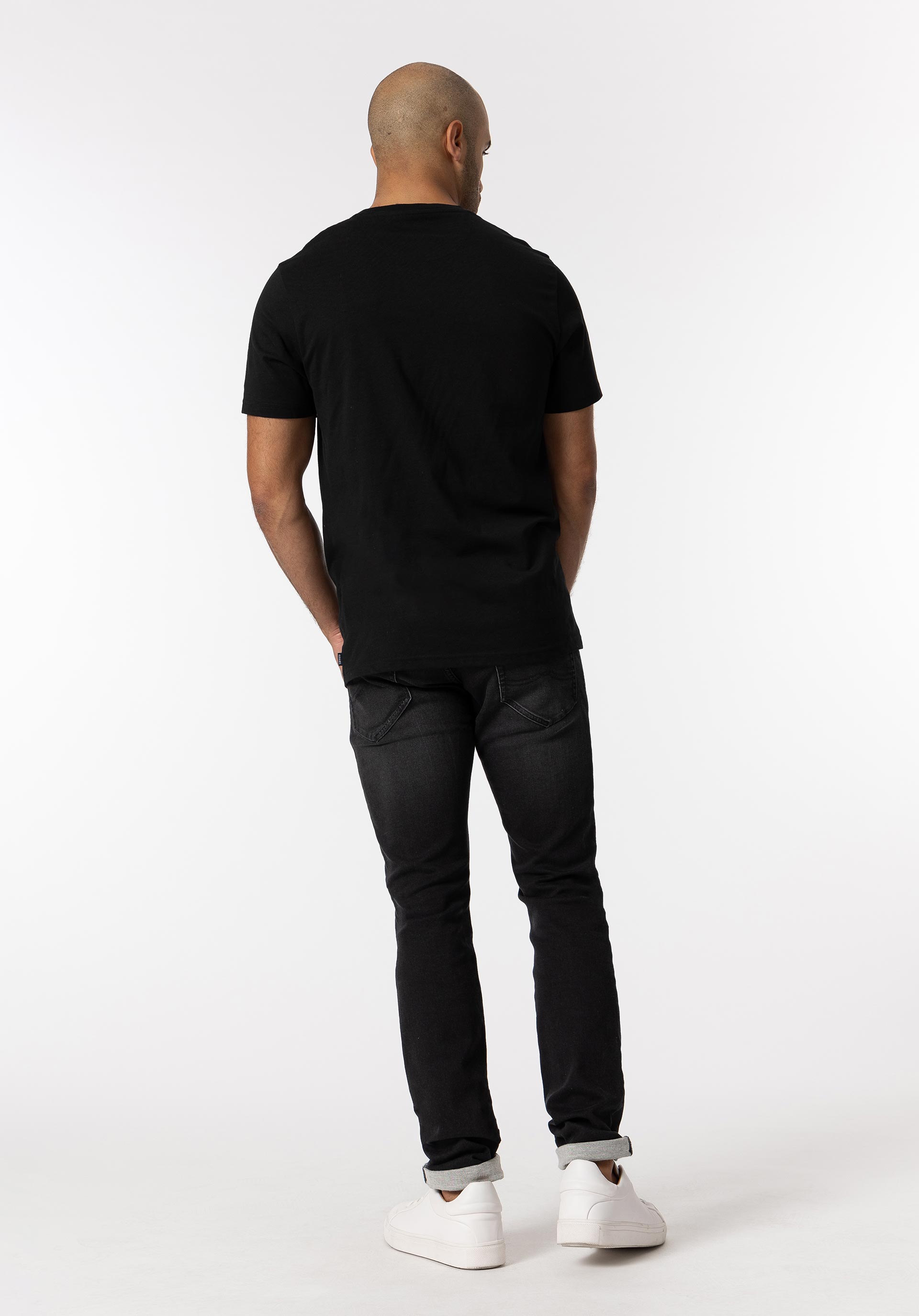 Jeans Indigo Knit Super Slim