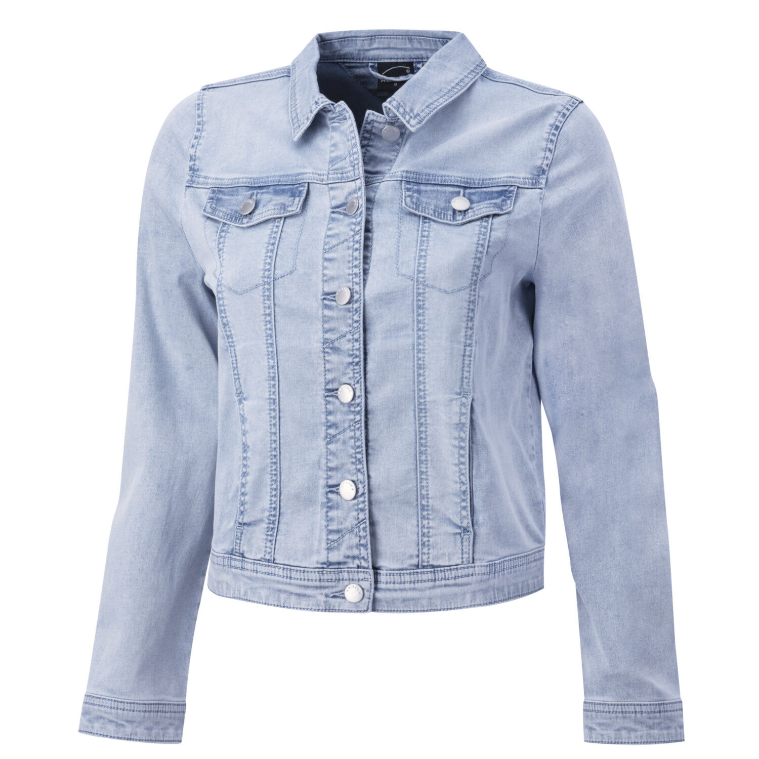 Leichte Jeansjacke in Sweat-Qualität.
