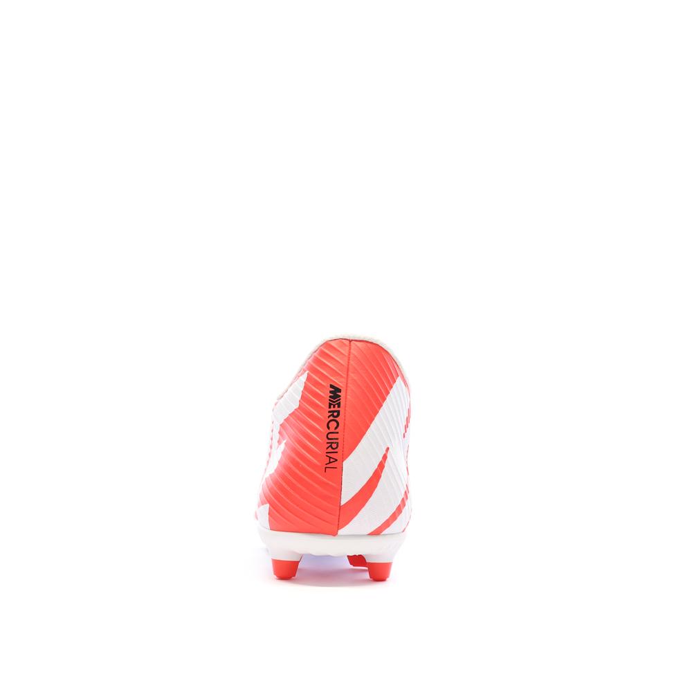 Nike Chaussures de Foot Blanc/Rouge Homme Nike Vapor 15 Club FG/MG