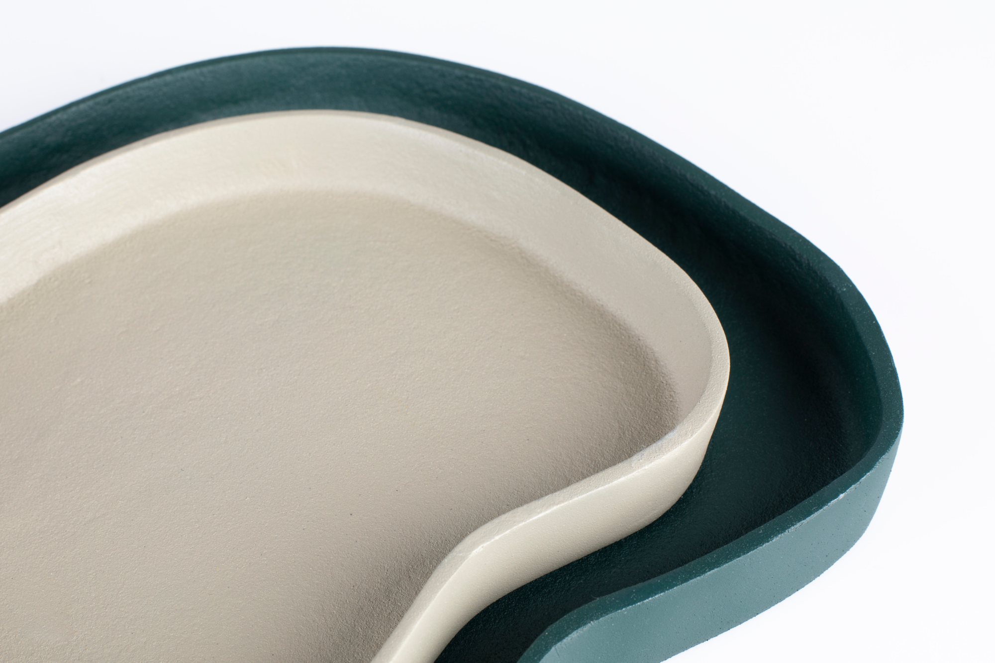 Schaal Tray Revolt groen - set van 2