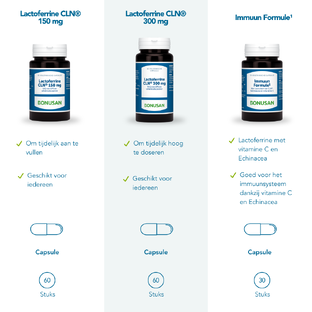 Bonusan Lactoferrine 300mg Capsules 2x60CP