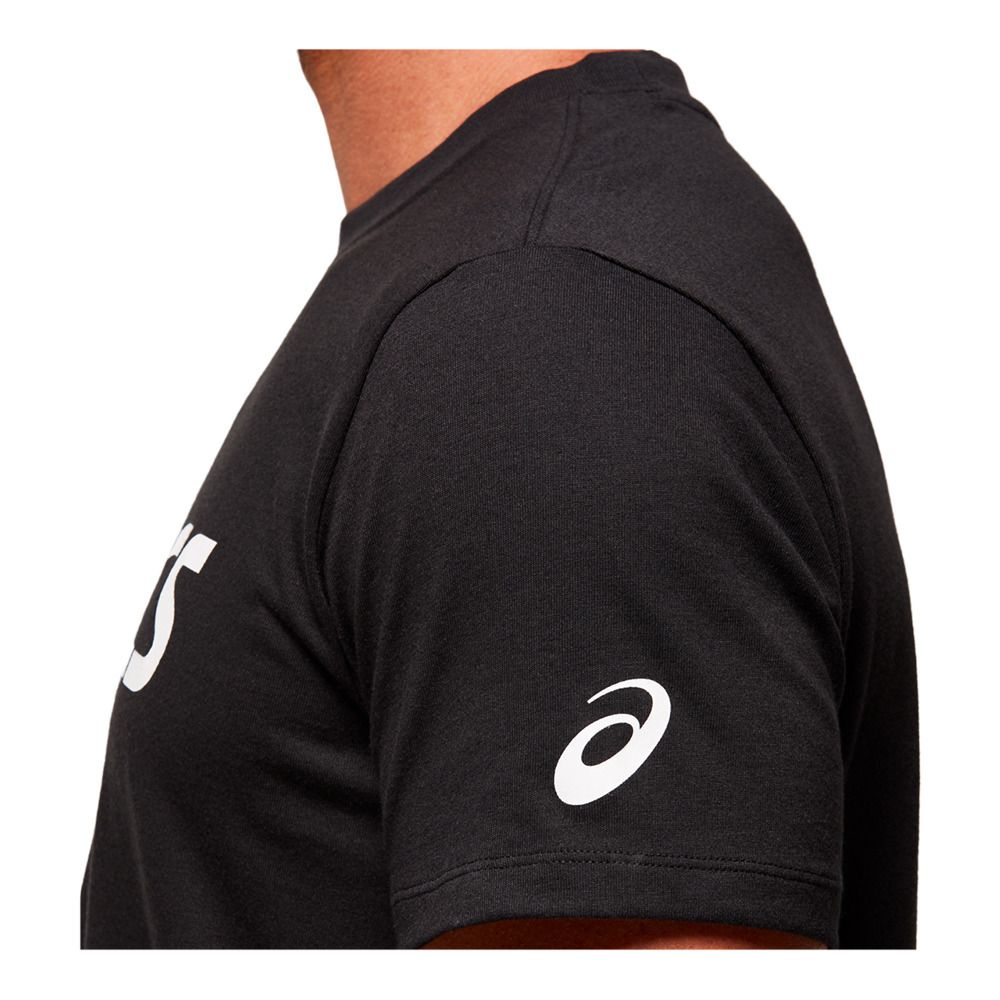 Asics ASICS BIG LOGO - Tee-shirt Homme performance black/brilliant white
