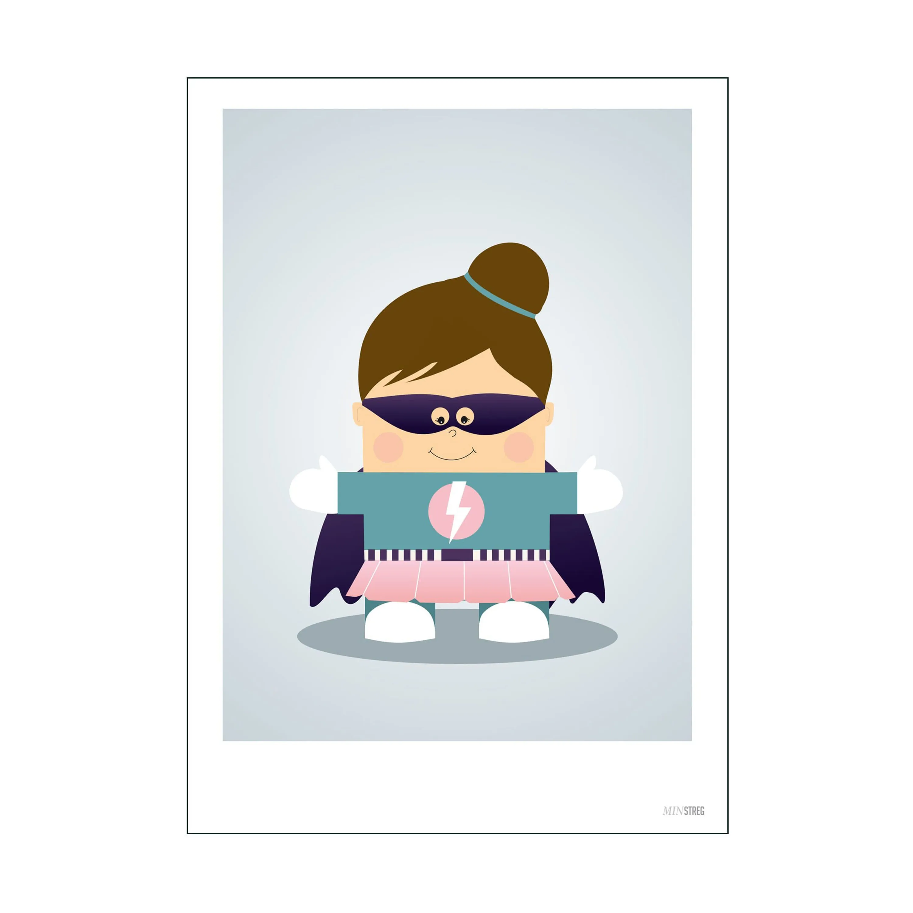Poster&Frame Plakat - Superhero Girl