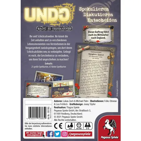 Pegasus Spiele UNDO – Es lebe der König