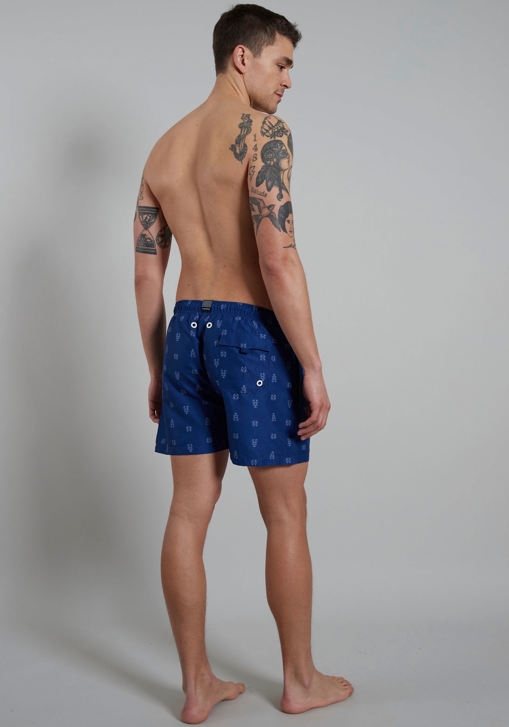 CECEBA Badeshorts , mit tollem Print für warme Sommertage, bequem, schnelltrocknend