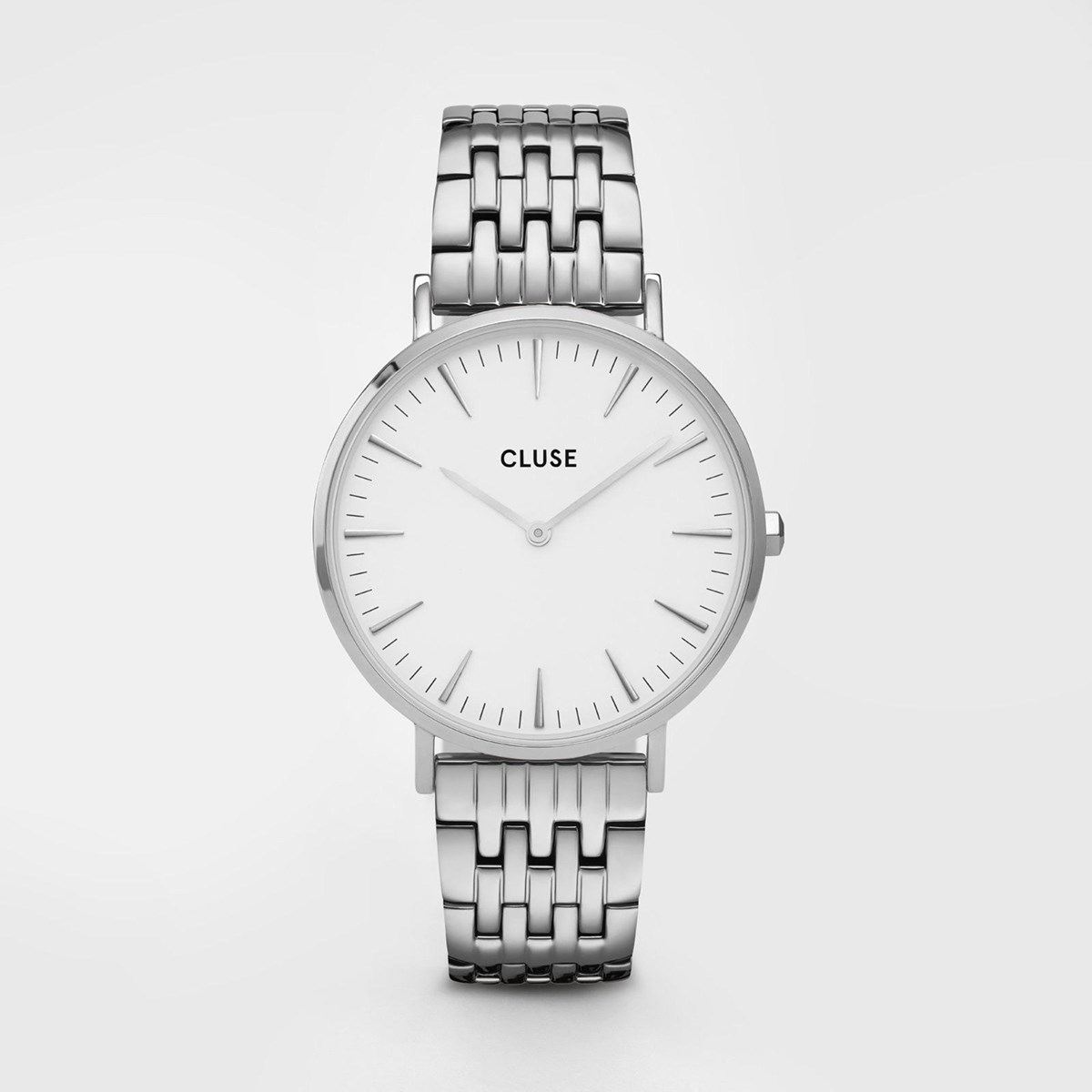 Montre femme Cluse La Bohème Silver White/Silver