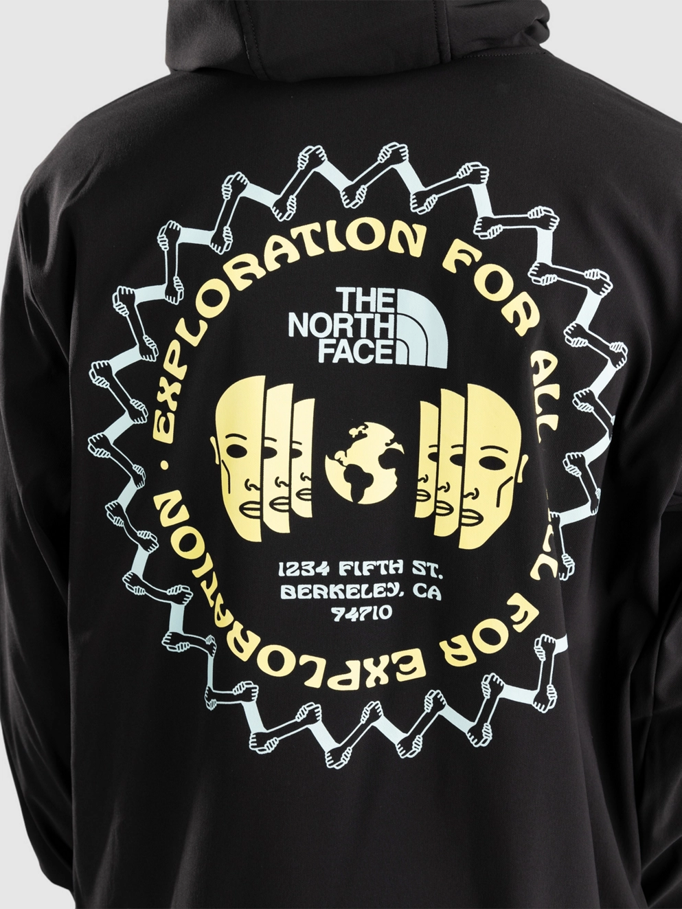 THE NORTH FACE Tekno Logo Shred Hoodie tnf black/sun sprite