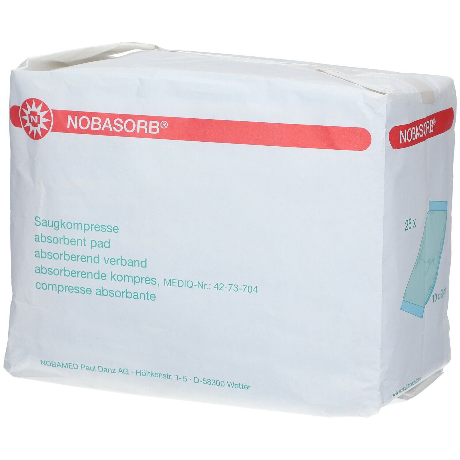 NOBASORB® Saugkompressen 10 cm x 20 cm