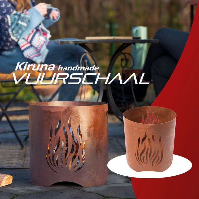 RedFire - Kiruna - Tuinhaard - Roestkleurig - Staal