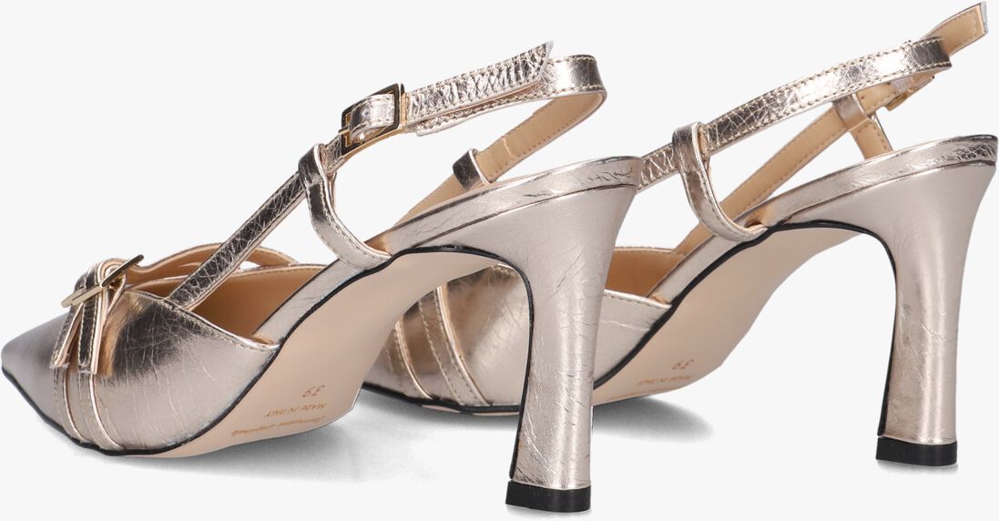 goudkleurig stefano lauran slingbacks 77212