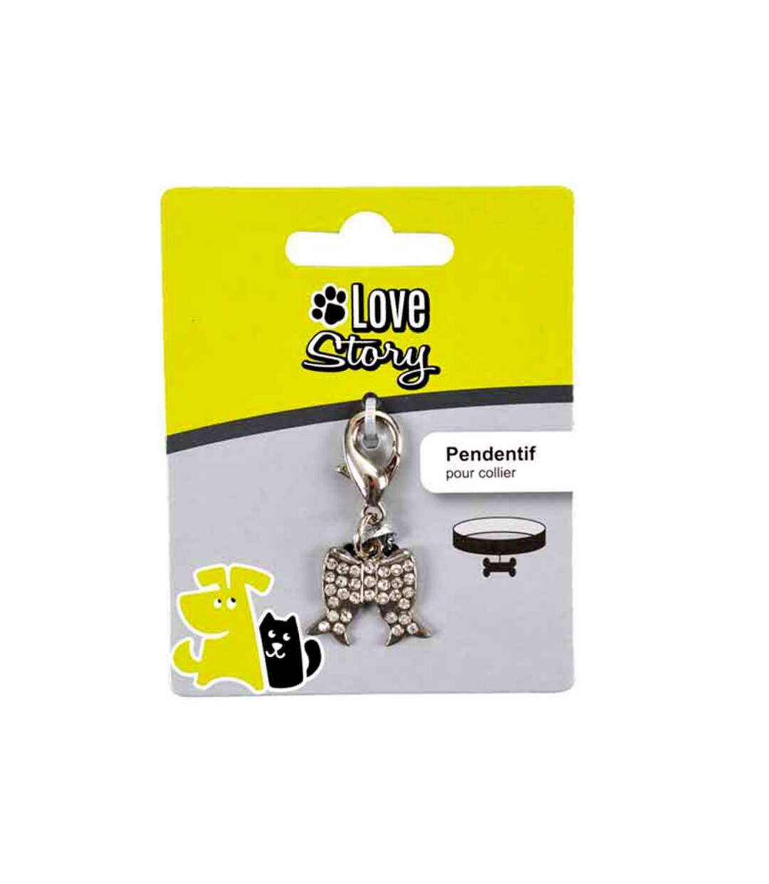 Paris Prix - Pendentif Pour Collier nœud 2cm Argent