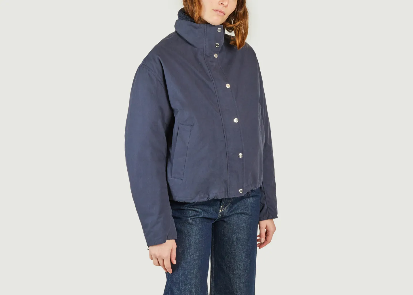 Blouson col montant avec veste intérieure détachable River Samsoe Samsoe