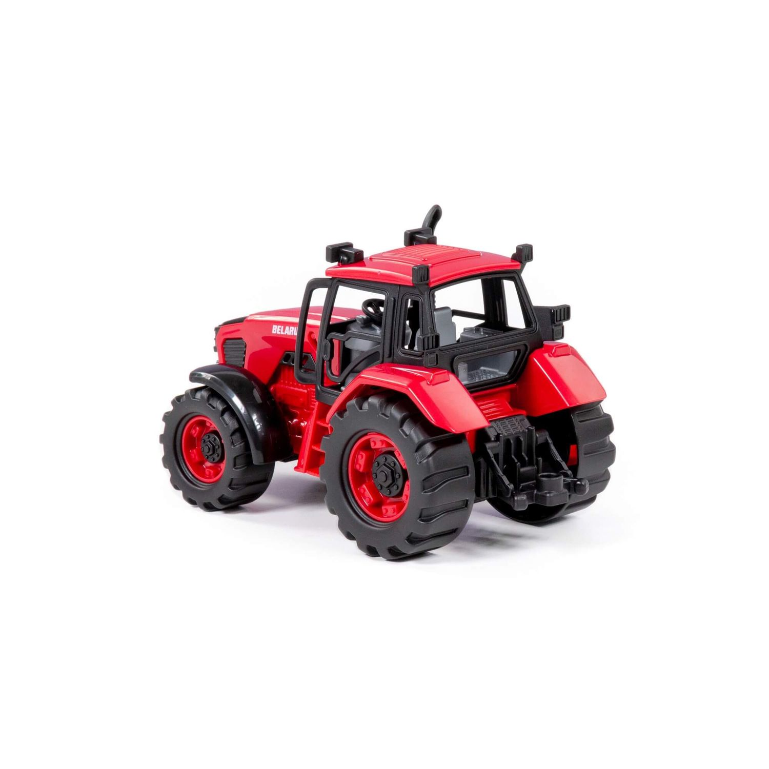Polesie Spielzeug Traktor 89397 Motorhaube aufklappbar drin draußen ab 3 Jahre rot