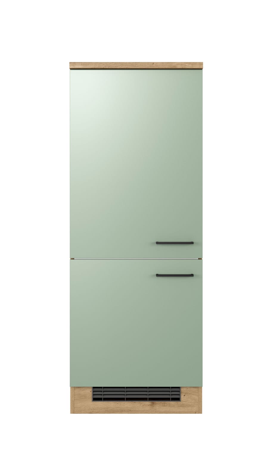 Demi-Geräteumbauschrank Cara Schilfgrün/Artisan Eiche NB 60cm