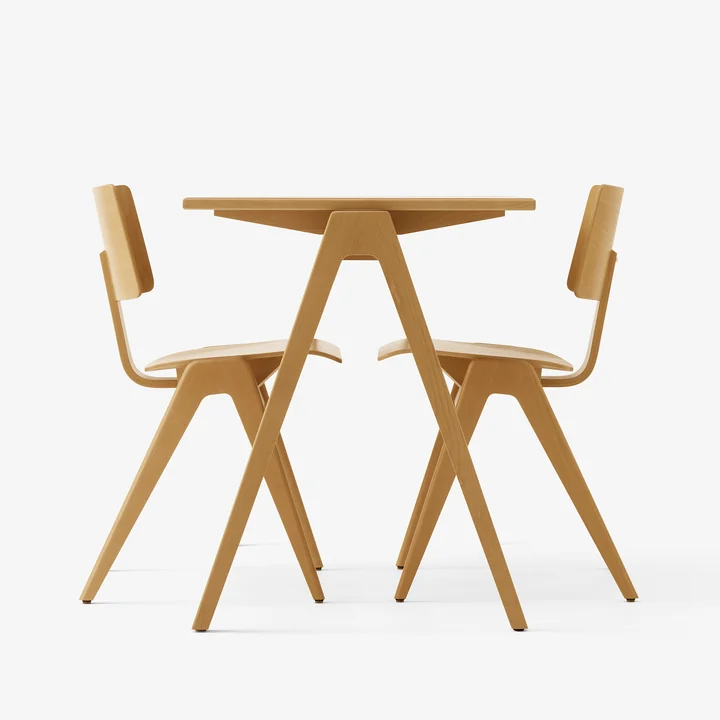 &Tradition - Daystak RD2 Tisch, 122 x 61 cm, Buche