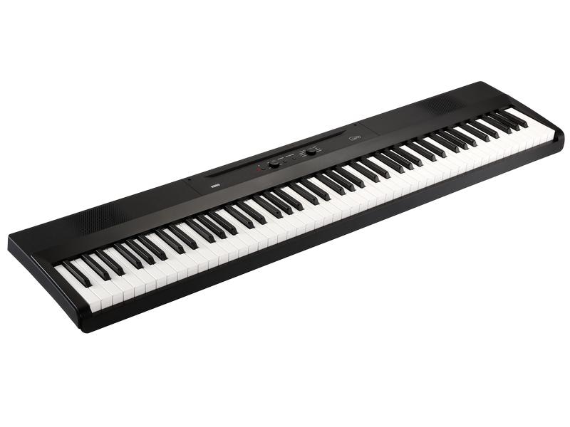 Korg E-Piano Liano – Schwarz Digitalpiano in schlankem Design für Anfänger