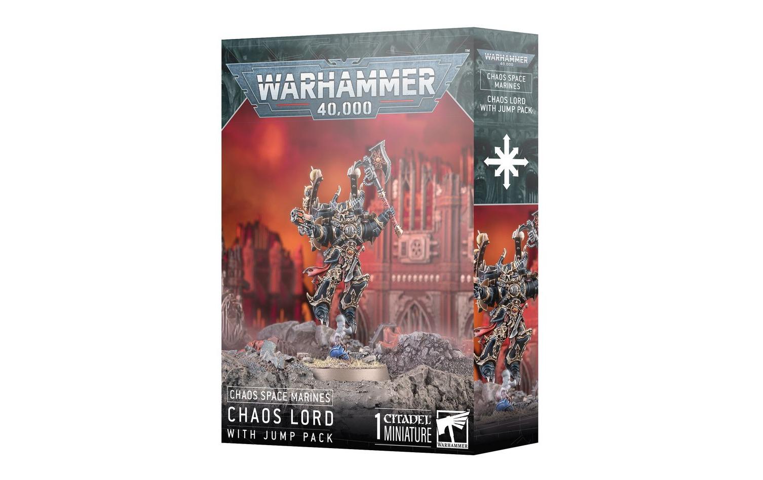 Figur Warhammer 40.000 Kill Team Chaos Lord Mit SprungmodulWarhammer 40.000 Kill Team Chaos Lord Mit Sprungmodul Bausatz