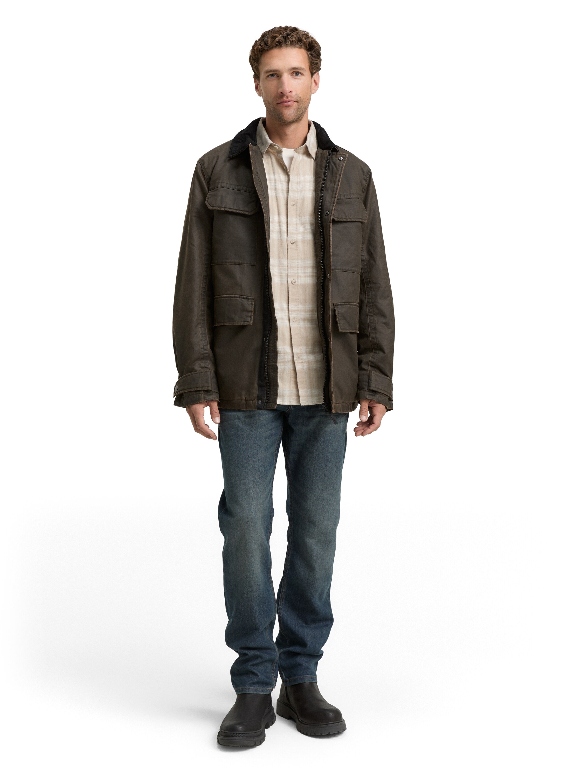 TOM TAILOR Outdoorjacke mit verstellbarer Taille