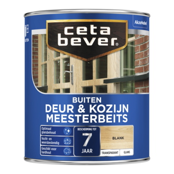 CetaBever Meesterbeits Deur & Kozijn zijdeglans transparant blank 750 ml