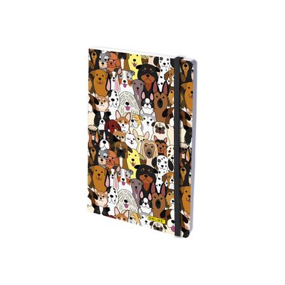 Online - Carnet Bullet Journal - A5 (14,5 x 21 cm) - 144 pages - pointillé - fluffy dogs