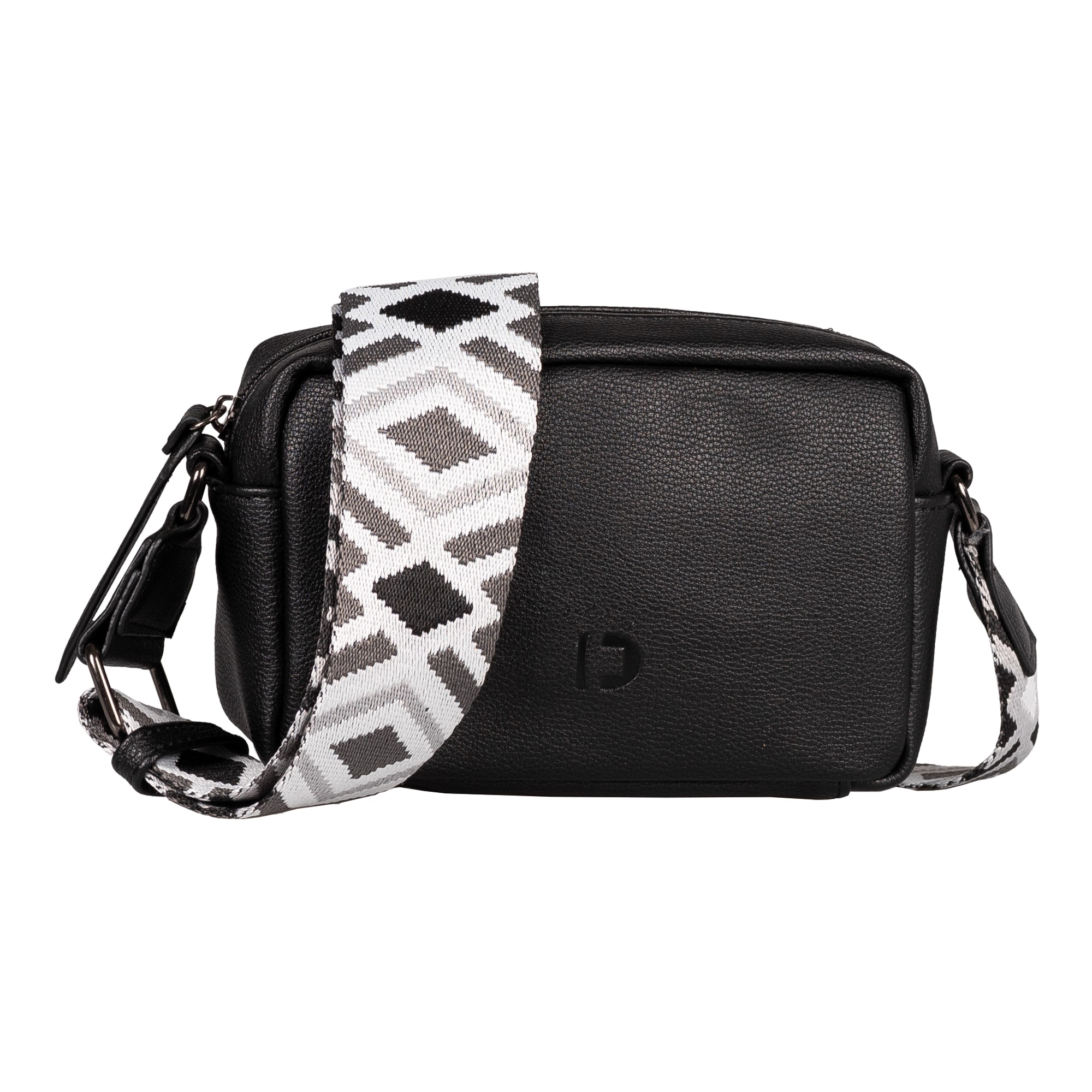 TOM TAILOR Denim Handtasche »Mena« weiches Material und betont durch farbenfrohe Statement-Webgurte