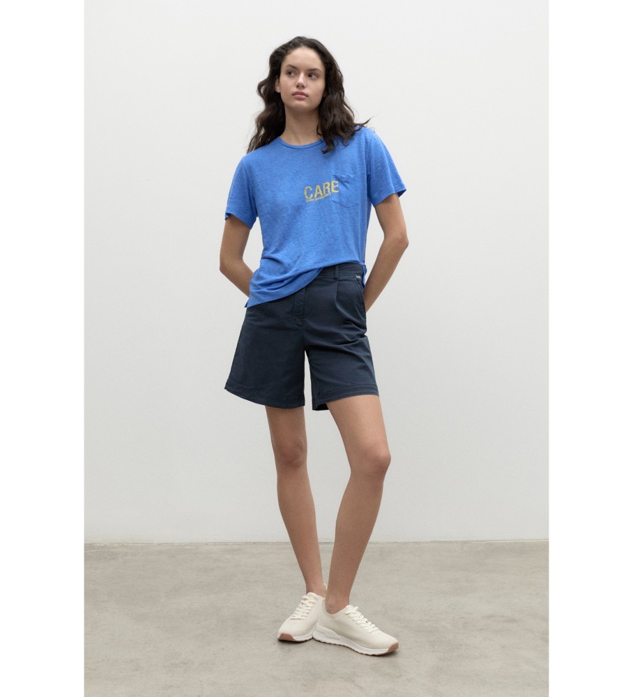 Camiseta azul ECOALF Lisbonalf