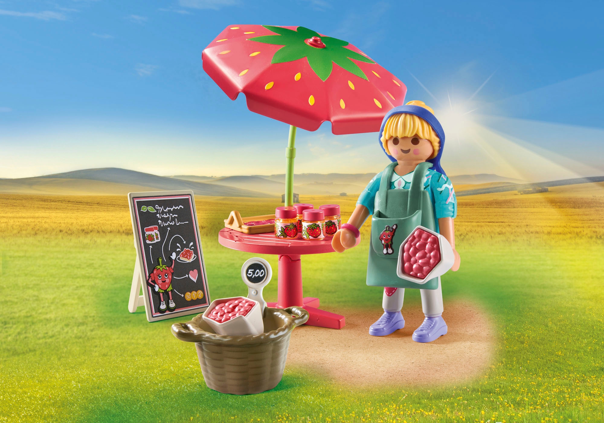 Playmobil® Konstruktions-Spielset »Marmeladenstand (71445), Country« teilweise aus recyceltem Material; Made in Europe