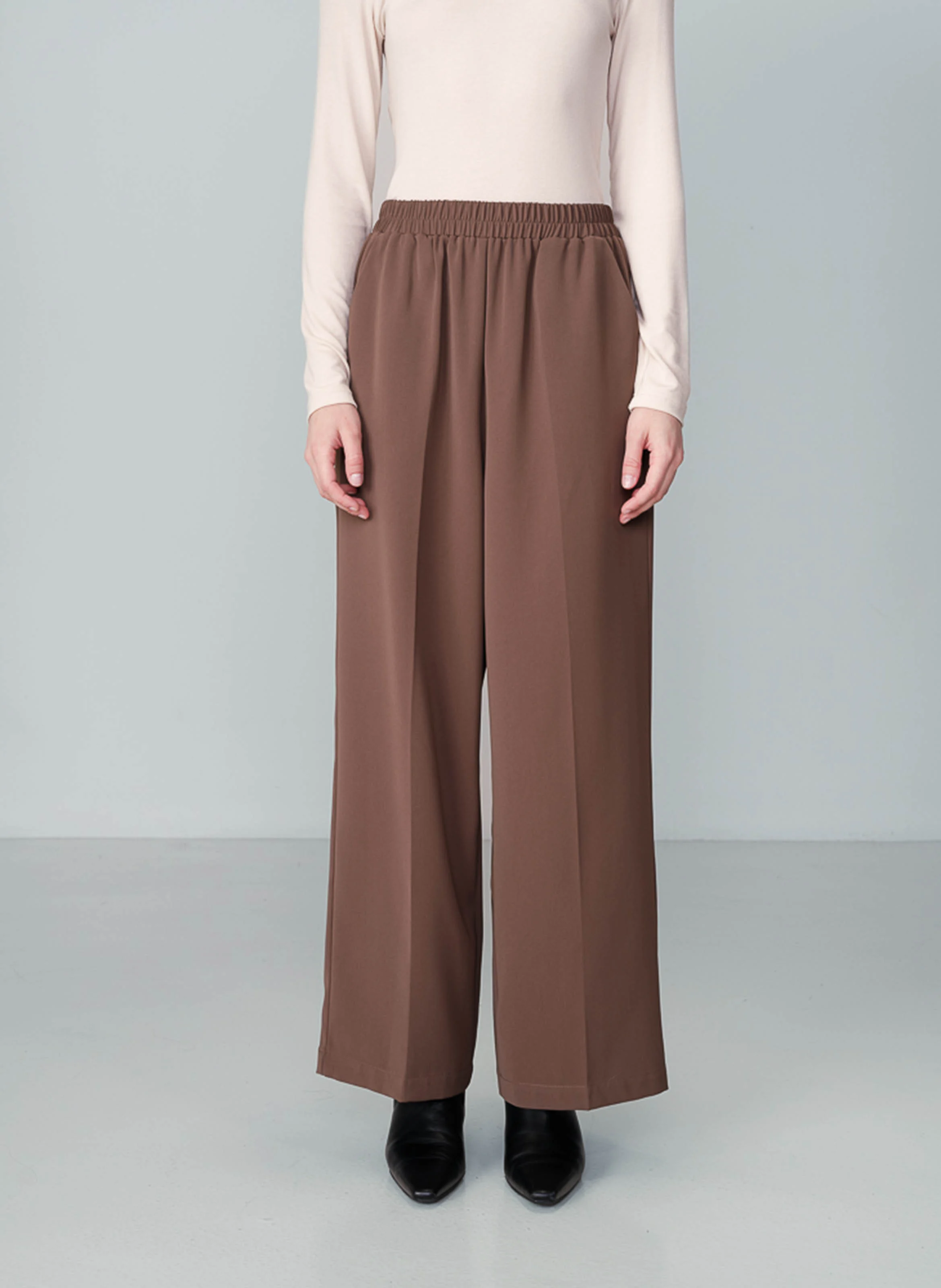 NOBLESSE - Pantalon large | Vert