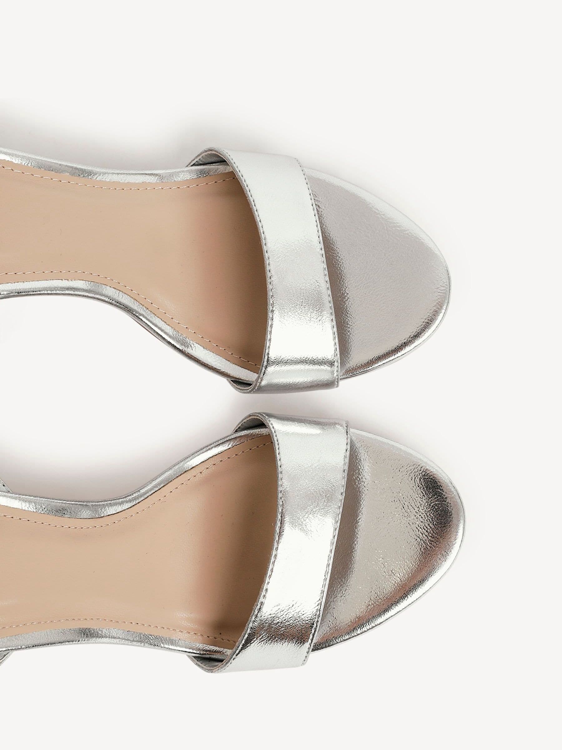 Zilver - Linzi Trance Block Heel Sandals