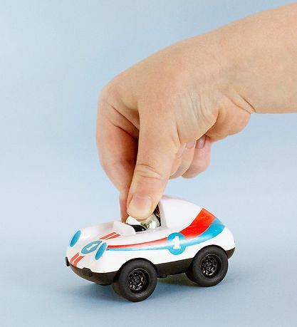 Tiger Tribe Rennwagen - Drücken Sie To Go - Weiß