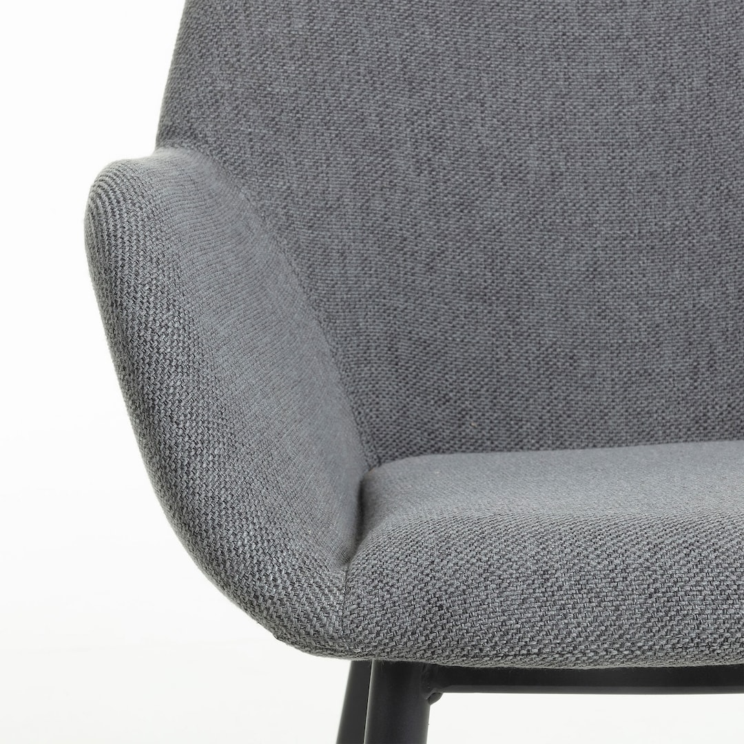 Kave Home Esszimmerstuhl KONNA 2er Set dunkelgrau