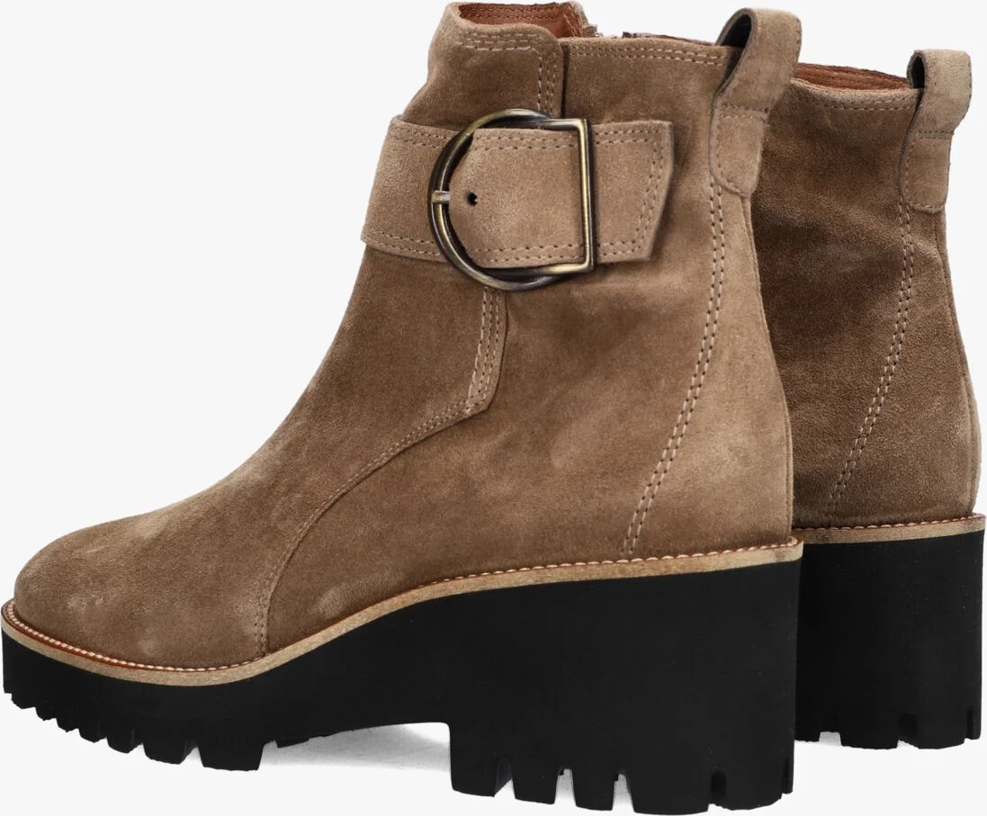 PAUL GREEN taupe paul green enkellaarsjes 9763