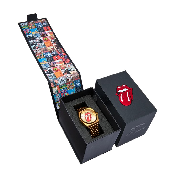 Nixon Rolling Stones Time Teller All Black