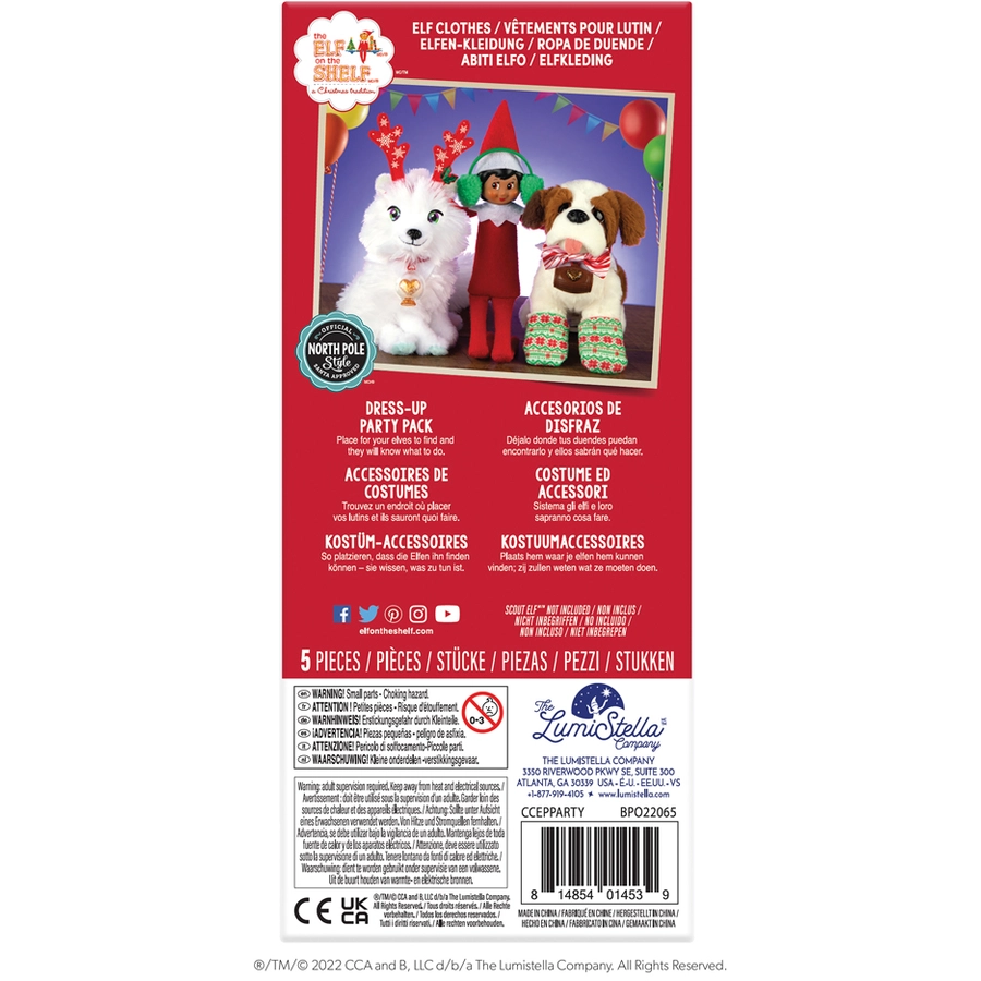 Elf on the Shelf The Elf on the Shelf® Elf & Pet Accessoires - Party Set Mehrfarbig
