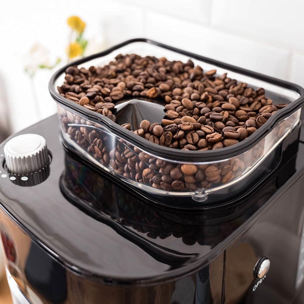 GASTROBACK Kaffeemaschine Grind & Brew Pro Thermo, Silber, Schwarz