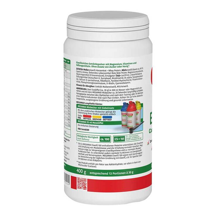 Eiweiss 100 Erdbeer Megamax, 400 g