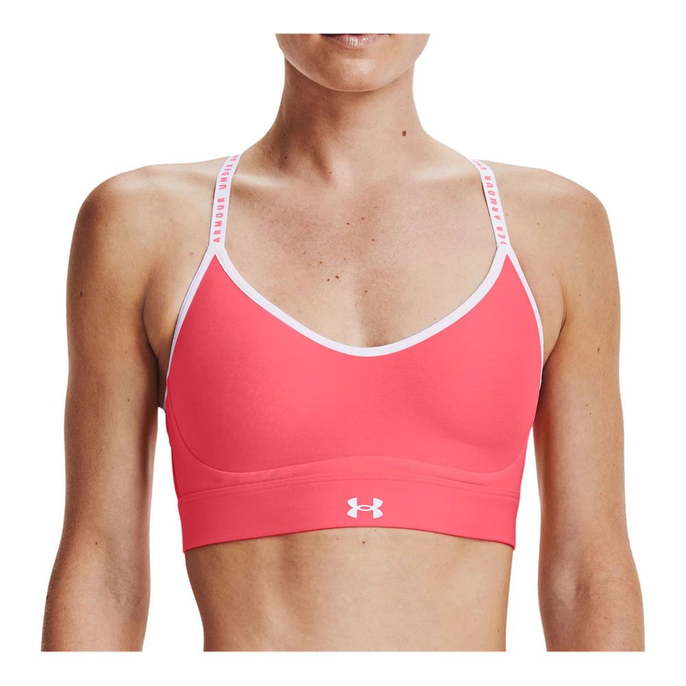 Under Armour INFINITY LOW - Brassière Femme rose