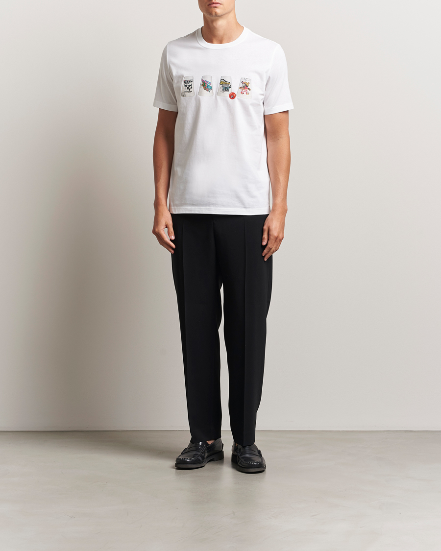 PS Paul Smith Cups Crew Neck T-Shirt White