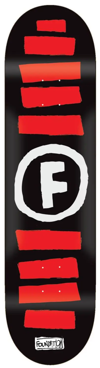 Foundation Doodle Stripe Skateboard Deck | SkatePro