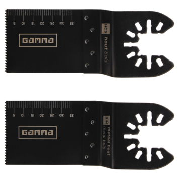 Gamma multitool accessoireset voor hout / metaal - 4-delig